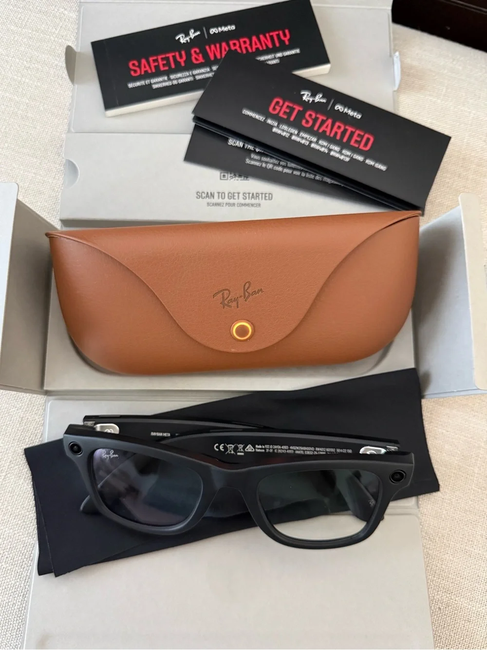 Ray-Ban Meta Matte Black Sunglasses with Grey Transition Lenses
